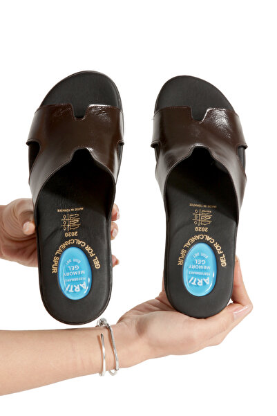 ARTI ARTI AYAKKABI Artı&JEL-5006 Ορθοπεδικό JEL Γυναικείες Παντόφλες ΚΑΦΕ με ...