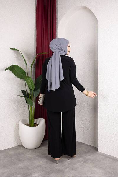 MODAMÜNASİP Costum cu pantaloni Yanı cu cataramă Sandy