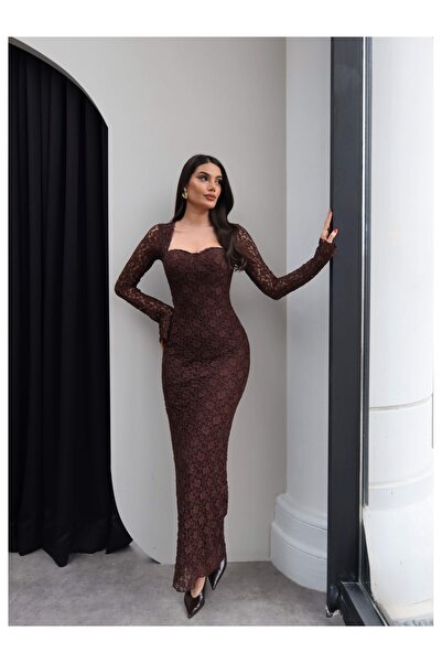 ESRAHELVACI Spanish Sleeve D Lace Dress with Handles