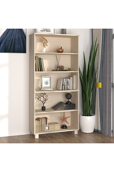 Concept Dulap înalt,maro miere,lemn masiv de pin