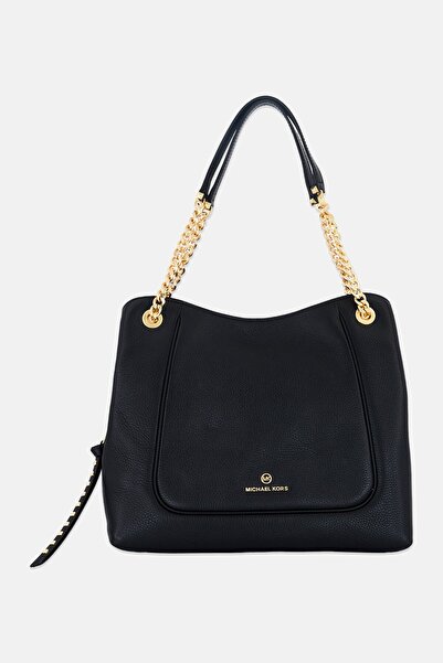 Michael Kors حقيبة كتف نسائية من جلد من ماركة بايبر، مقاس 28 سم ارتفاع × 33.2...