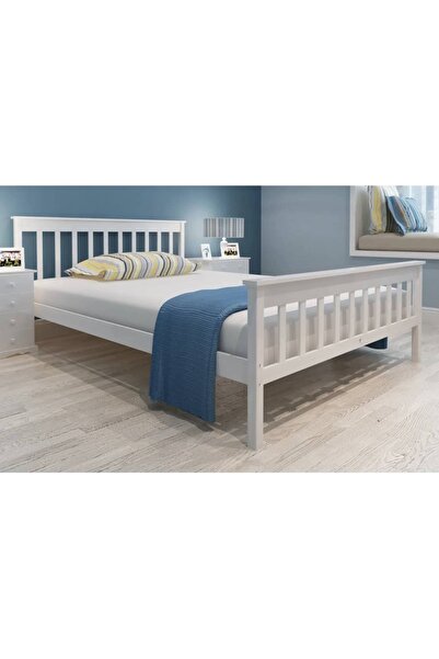 Concept Pat cu saltea, 140 x 200 cm, lemn de pin masiv