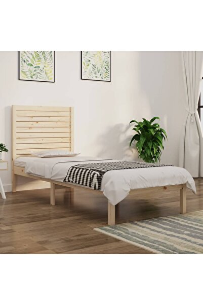 Concept Μικρό Μονό κρεβάτι 2FT6, 75x190 εκ., μασίφ ξύλο