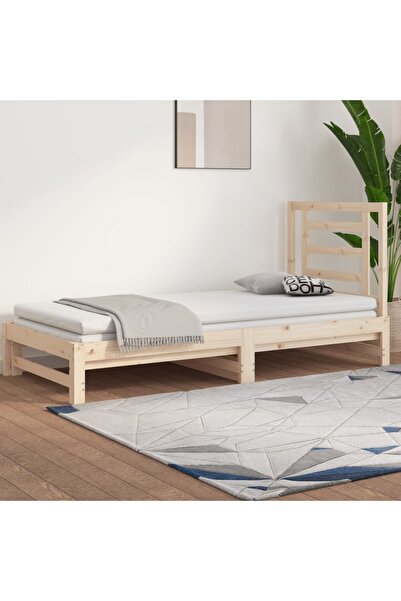 Concept Επεκτεινόμενο daybed, 2x(90x200) cm, μασίφ ξύλο πεύκου