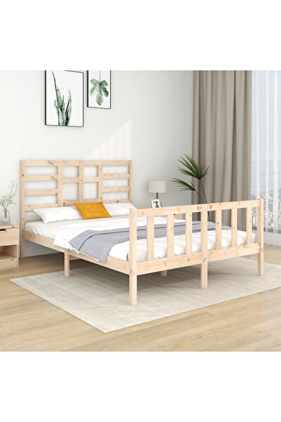 Concept Cadru de pat, 140x190 cm, lemn masiv