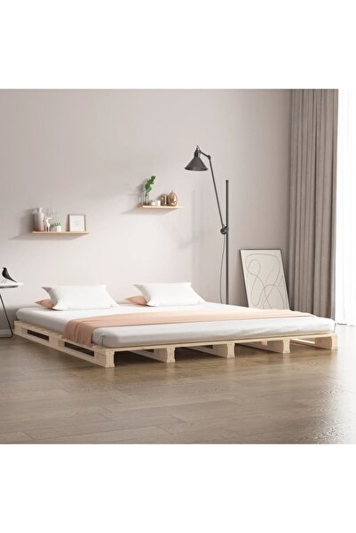 Concept Cadru de pat Super King 6FT, 180x200 cm, lemn masiv de pin