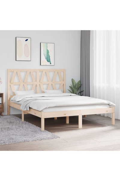 Concept Σκελετός κρεβατιού, 140x190 εκ., μασίφ ξύλο πεύκου