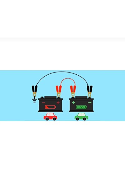 SELTEL Akü Takviye Kablosu 2,30 Metre Süper Güçlü Kalın Bakır Araç Çalıştırma Kablosu 1300 AMP