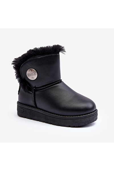 Big Star Shoes Children's Snow Boots Lined with Fur Black Big Star MM374082 35