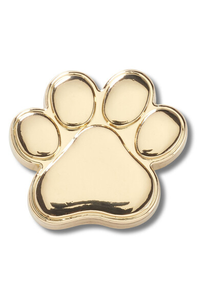 Crocs Jibbitz Gold Dog Paw