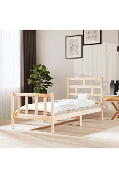 Concept Cadru de pat, 100x200 cm, lemn masiv de pin