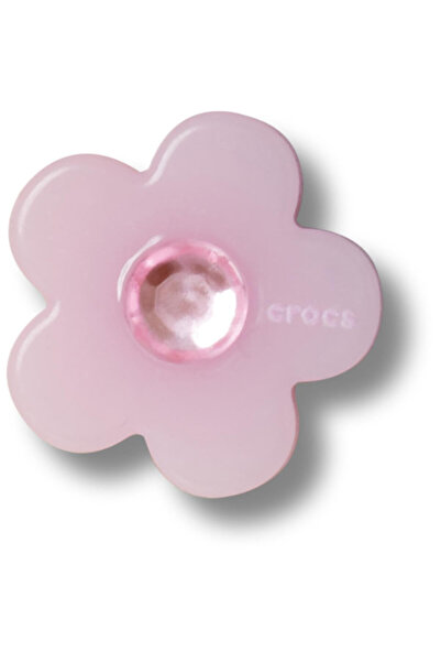 Crocs Jibbitz Pink Flower with Gem