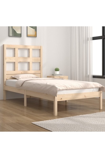 Concept Σκελετός κρεβατιού, 90x200 εκ., μασίφ ξύλο πεύκου