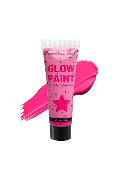 SELA Neon Paint for Face and Body 10 ml Glow Paint Pink 03