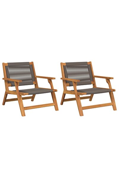 vidaxl Mobilier de grădină 2 pcs Gri 67 x 76 x 73 cm