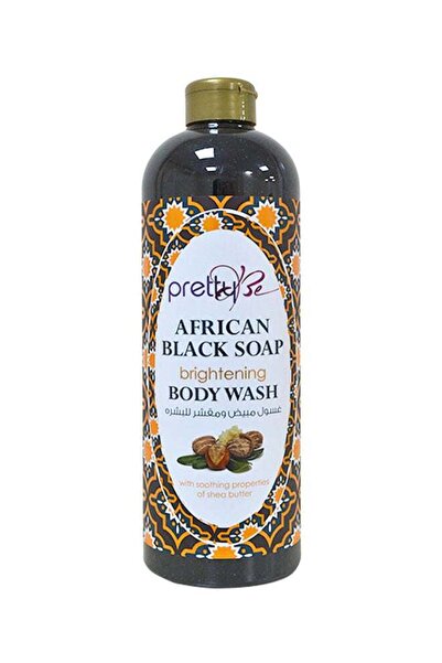 pretty Be African Black Soap Brightening Body Wash With Shea Butter Extracts ...