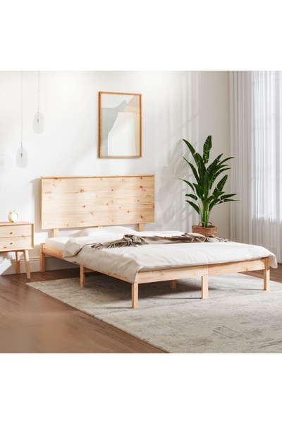 Concept Cadru de pat, 140x200 cm, lemn masiv de pin