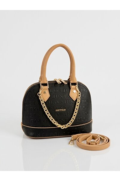 Just Polo Women's Chain Detail Stylish Handbag and Shoulder Bag Shoulder Bag ...