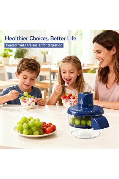 Sumkyle Automatic Grape Peeler Machine for Small Fruits, Efficient Peeling Ki...