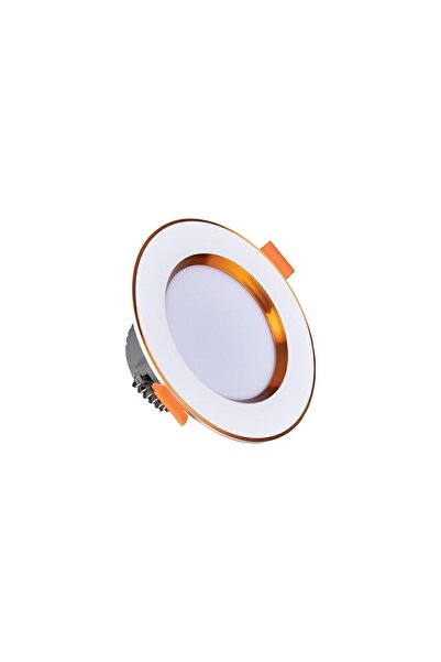 RBR 5 Watt 3 Renk Led Spot Gold Kasa Beyaz + Günışığı + Ilık Beyaz 3ü 1 Arada