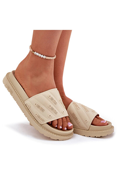 Big Star Shoes Papuci de damă cu platformă Big Star RR274A542 Bej 39