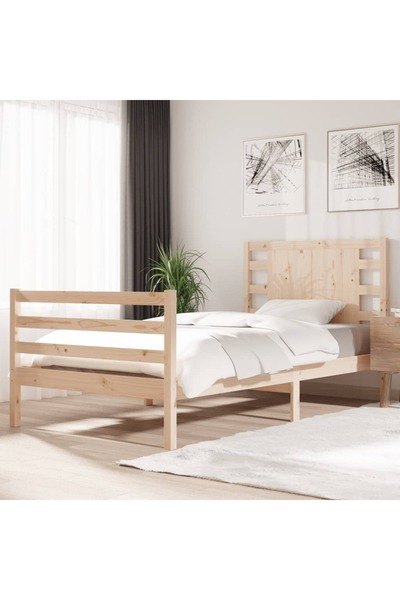 Concept Cadru de pat Single 3FT, 90x190 cm, lemn masiv de pin