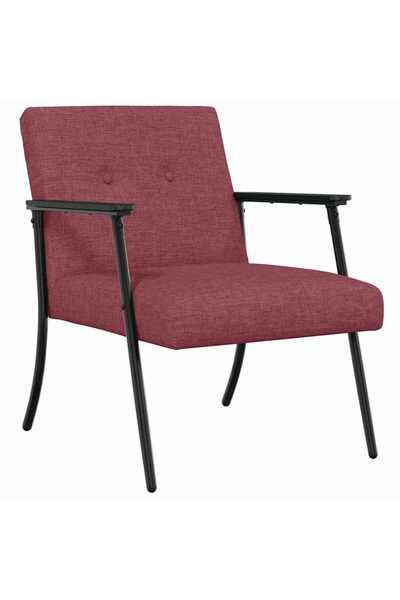 vidaxl armchair Wine Red 59 x 75 x 78 cm fabric