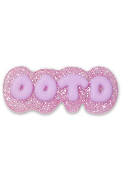 Crocs Jibbitz Purple Glitter OOTD