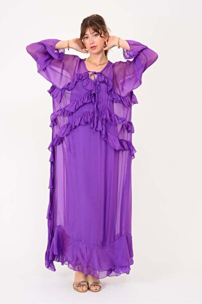 Park Moda 7522 ΦΟΡΕΜΑ DUBLIN ΠΟΛΥΧΡΩΜΟ ΜΕ ΦΟΔΡΑ ΜΑΚΡΥ Μετάξι