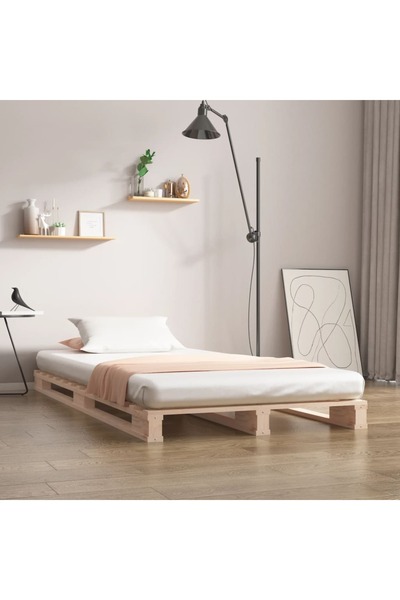 Concept Σκελετός κρεβατιού, 100x200 εκ., μασίφ ξύλο πεύκου