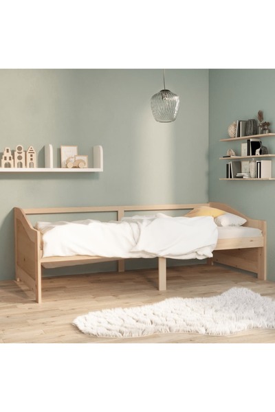 Concept Pat de zi cu 3 locuri, 90x200 cm, lemn masiv de pin