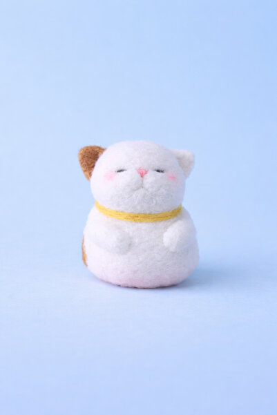 Keçev KeçeGo Kedi Keçe İğneleme Seti🐱, Yeni Başlayanlar İçin DIY Hobi Seti