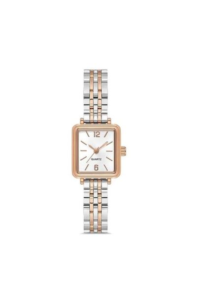 Newera Watch Steel Cord Minimal Rectangular Women's Wristwatch