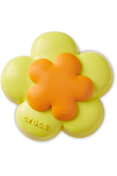 Crocs Jibbitz Κίτρινο Διπλό Λουλούδι