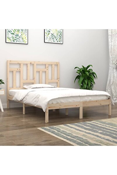 Concept Μικρό σκελετό Διπλό κρεβατιού 4FT, 120x190 cm, μασίφ ξύλο