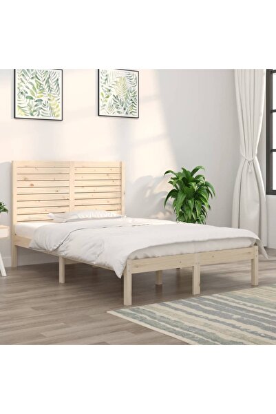 Concept Μικρό σκελετό Διπλό κρεβατιού 4FT, 120x190 cm, μασίφ ξύλο