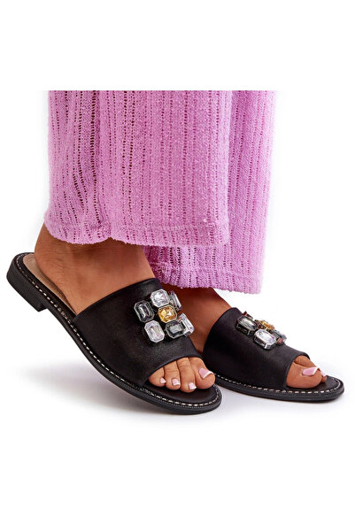 S.BARSKI Sandale cu decorațiuni KV27-031 negru 41