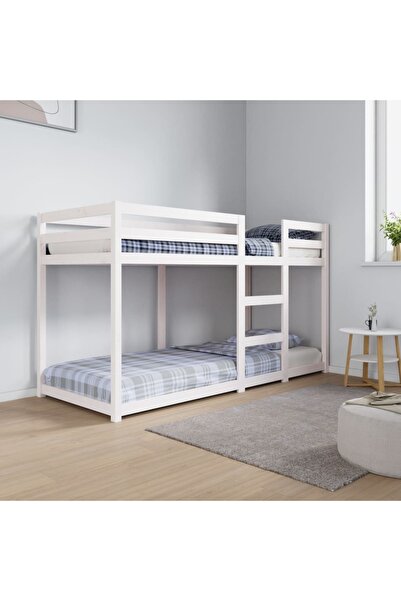 Concept Κουκέτα, λευκή, 75x190 εκ., μασίφ ξύλο πεύκου