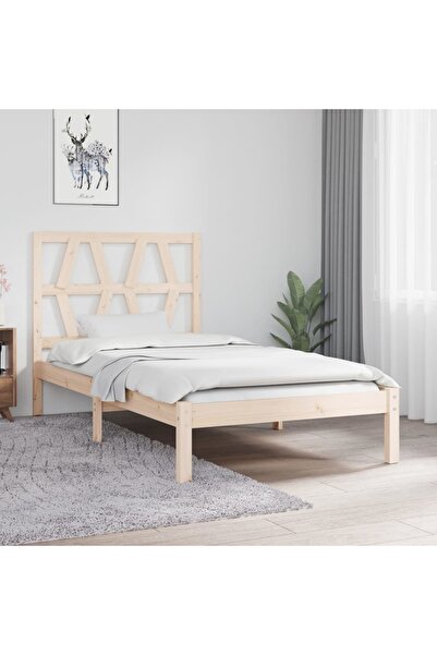 Concept Cadru de pat Single 3FT, 90x190 cm, lemn masiv de pin