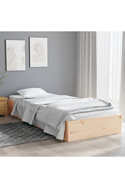 Concept Σκελετός Μονό κρεβατιού 3FT, 90x190 cm, μασίφ ξύλο