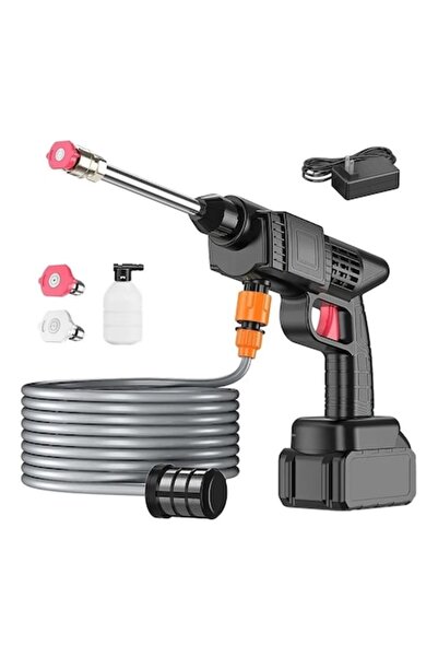 NIERBO Aparat de spălat cu presiune wireless de 12V, dispozitiv electric port...