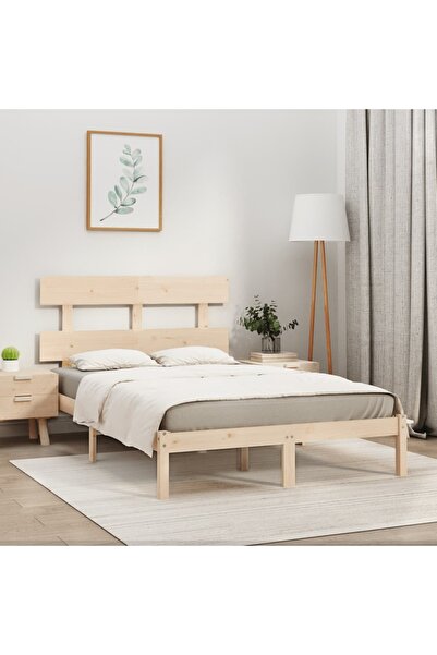 Concept Cadru de pat Super King 6FT, 180x200 cm, lemn masiv