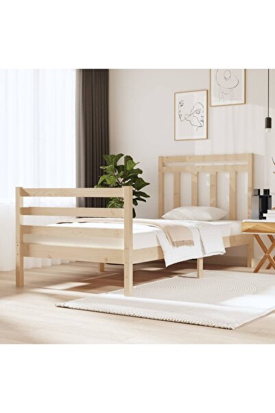 Concept Cadru de pat Single 3FT, 90x190 cm, lemn masiv