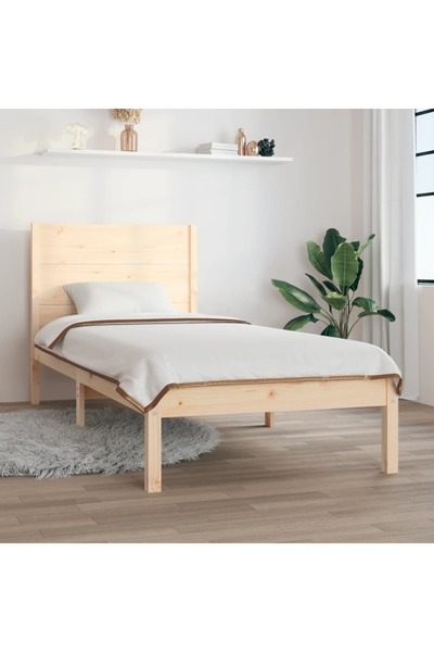 Concept Σκελετός κρεβατιού, 100x200 εκ., μασίφ ξύλο πεύκου