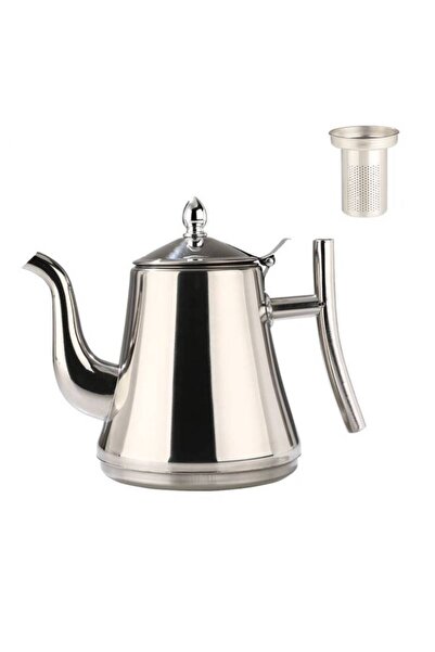 VmaxVision Stainless Steel 2L Coffee Pot with Filter, Heat-resistant Teapot a...
