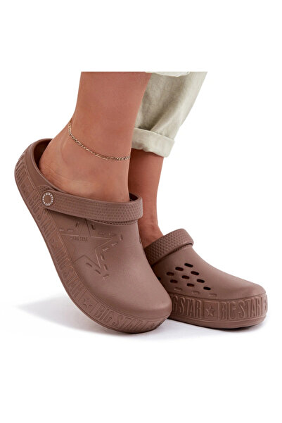 Big Star Shoes Sandale Chodaki din spumă pentru femei Big Star TT274A085 maro...
