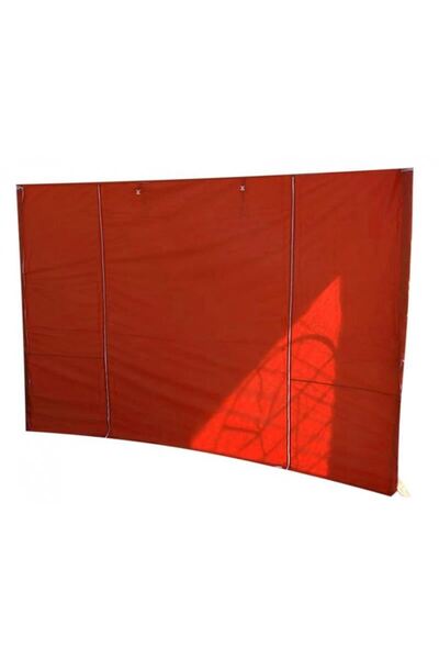 Strend Pro Perete lateral pentru pavilion comercial profesional, rosu