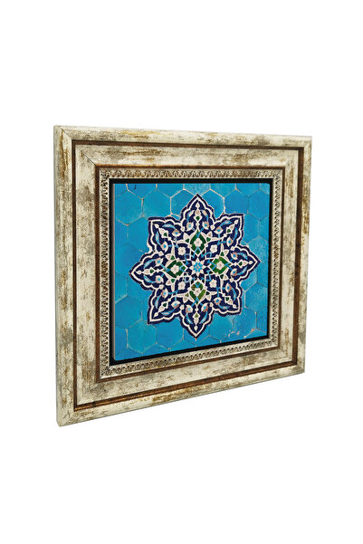 Sadrazam Model de faianță geometrică iraniană B cu imprimeu Placă din piatră ...