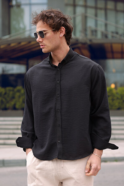 aziso Men's Oversized Cut Shirt