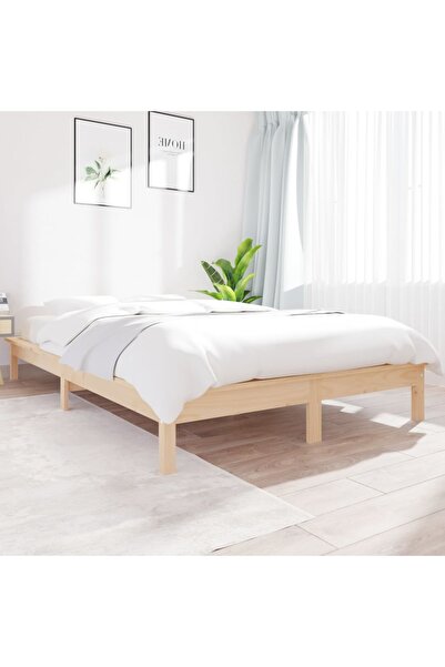 Concept Cadru de pat, 120x200 cm, lemn masiv de pin